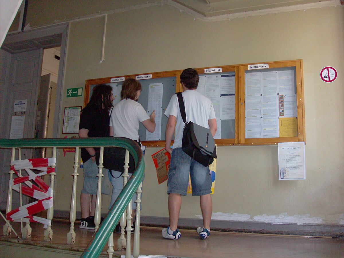 Universität Rostock, Neues Museum, Treppenabsatz